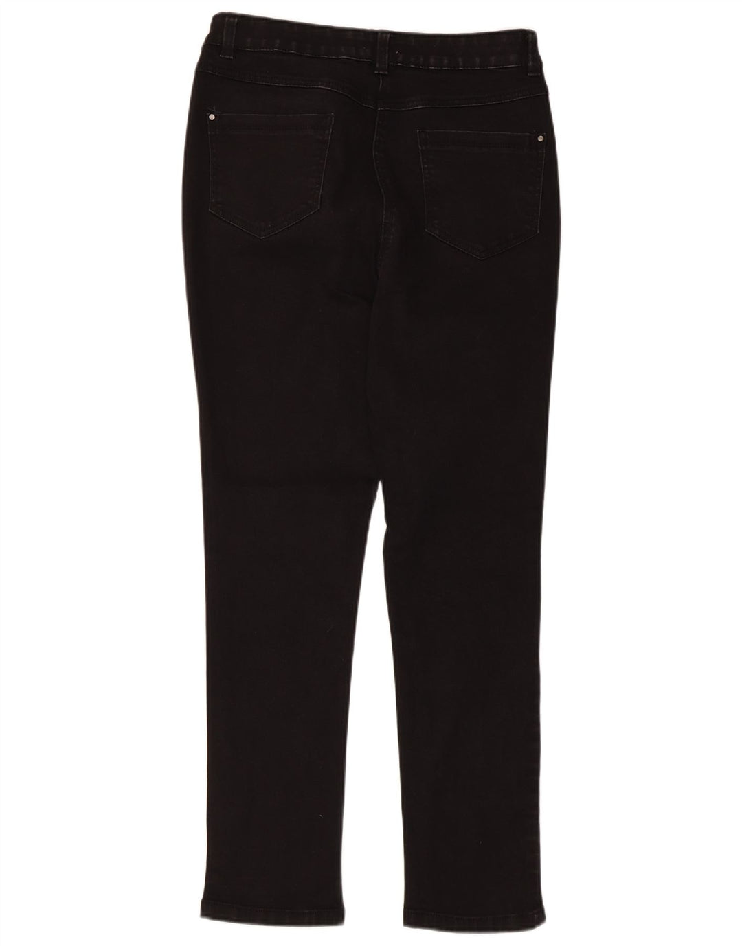 M&Co Jean Slim Femme UK 12 Moyen W30 L27 Coton Noir
