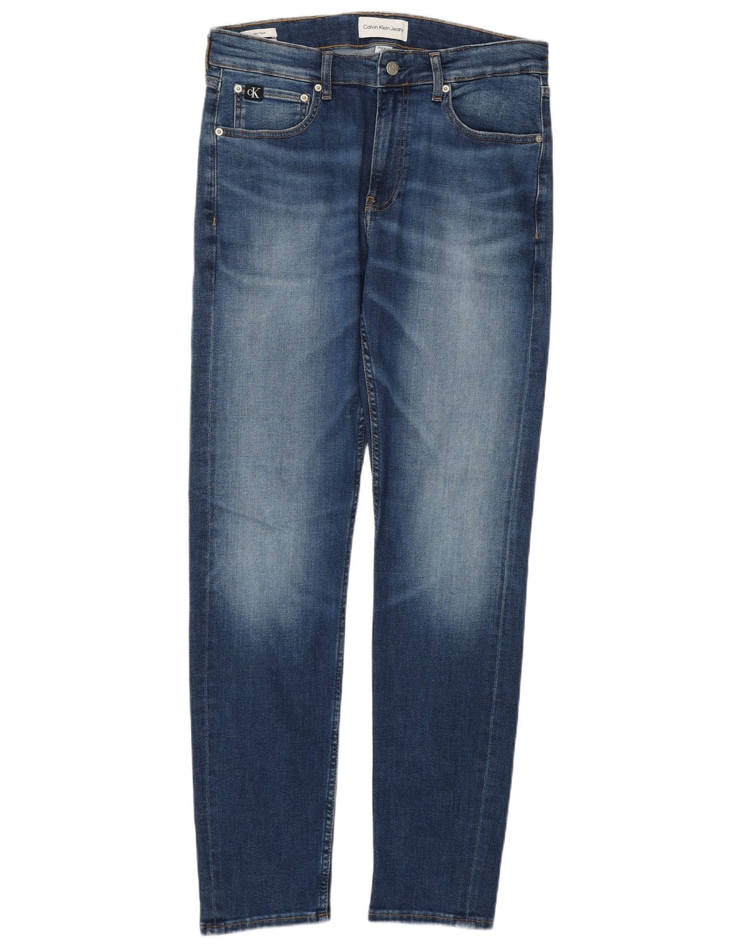 Calvin Klein Jean Slim Fuselé W32 L32 Homme Bleu Coton