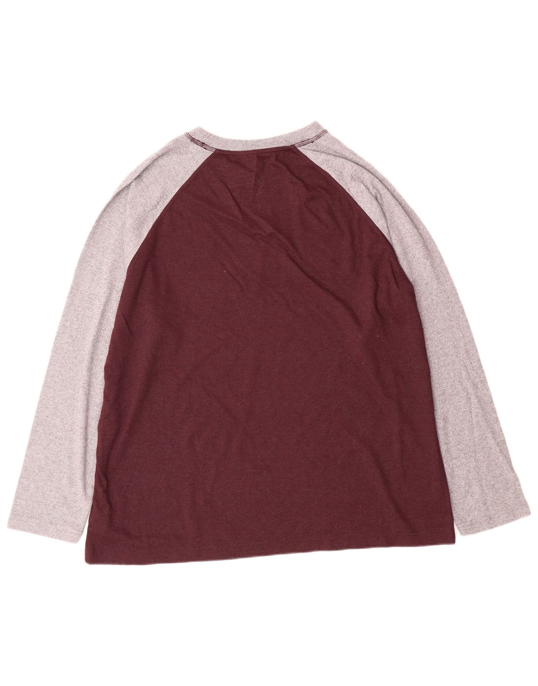 Eddie Bauer Haut à manches longues pour homme XL en coton color block bordeaux