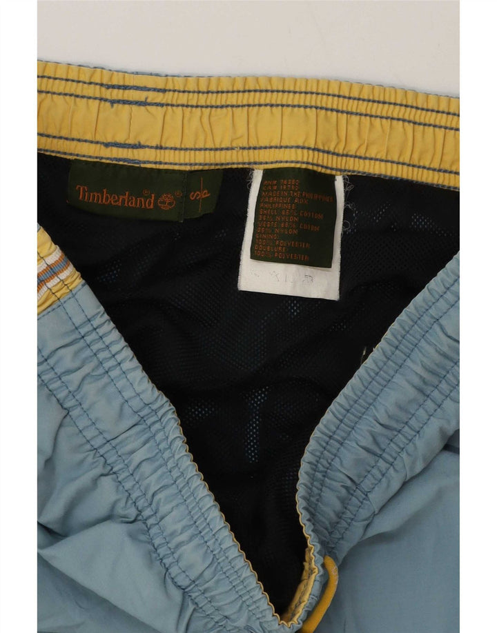Timberland Short de bain homme petit bleu polyester color block