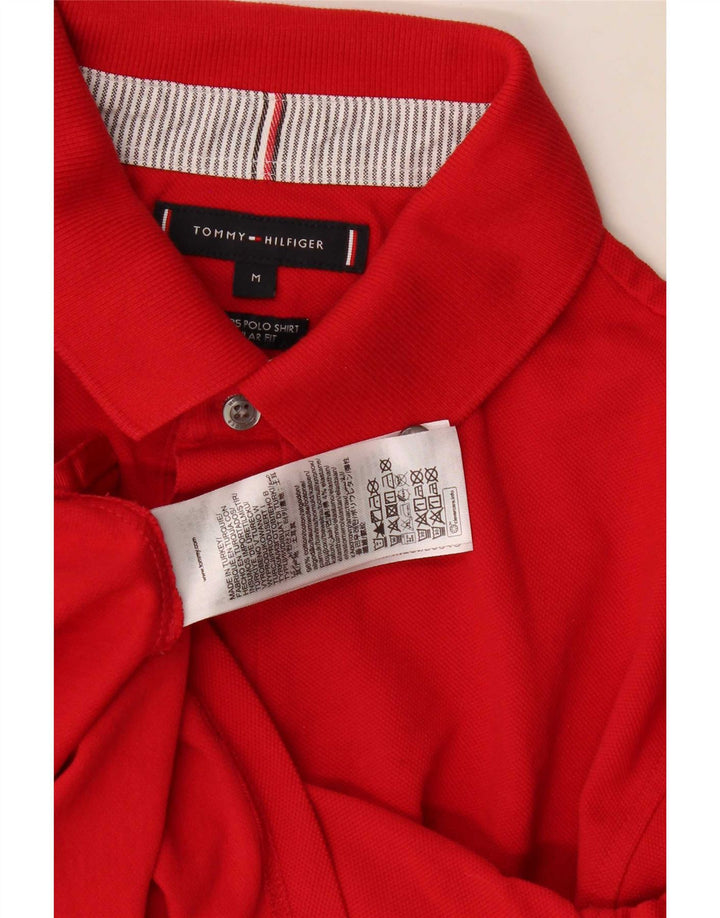 Tommy Hilfiger Polo Regular Fit Homme Rouge Moyen Coton