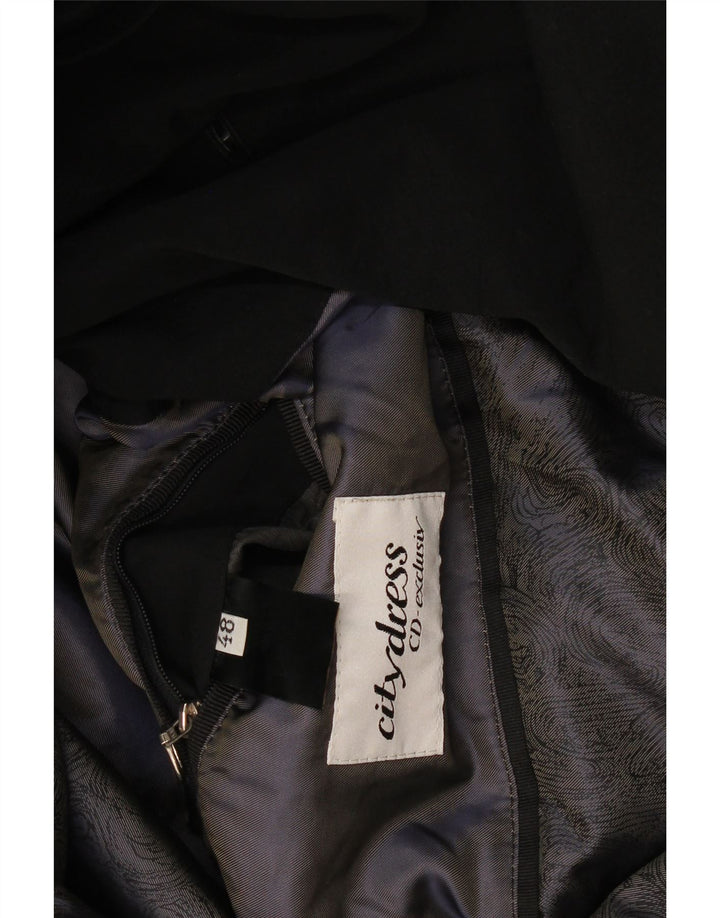 Trench-Coat Vintage Homme IT 48 Noir Moyen