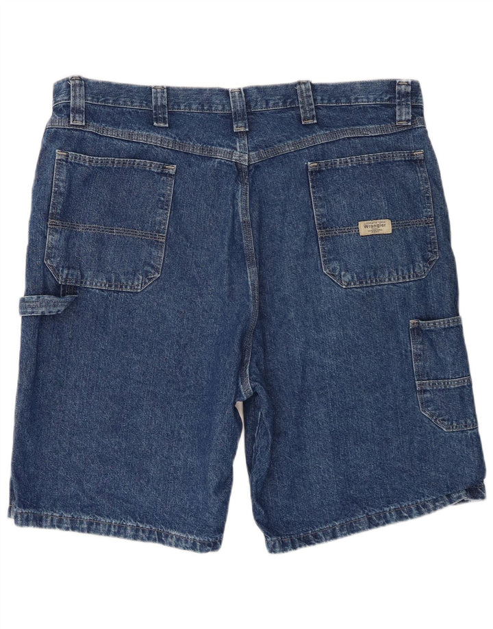 Wrangler Short cargo en jean pour homme W38 XL Bleu coton