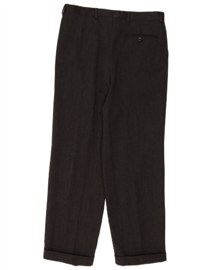 Cacharel Pantalon de costume pour homme IT 50 Large W34 L31 Gris