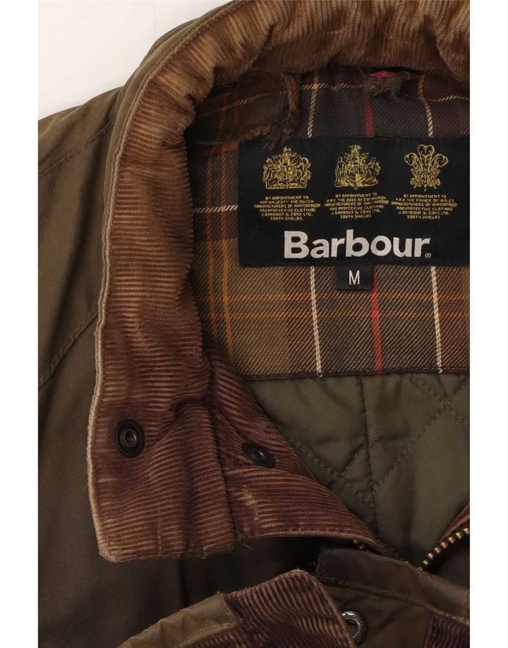 Barbour Veste en coton ciré pour homme UK 38 Kaki moyen