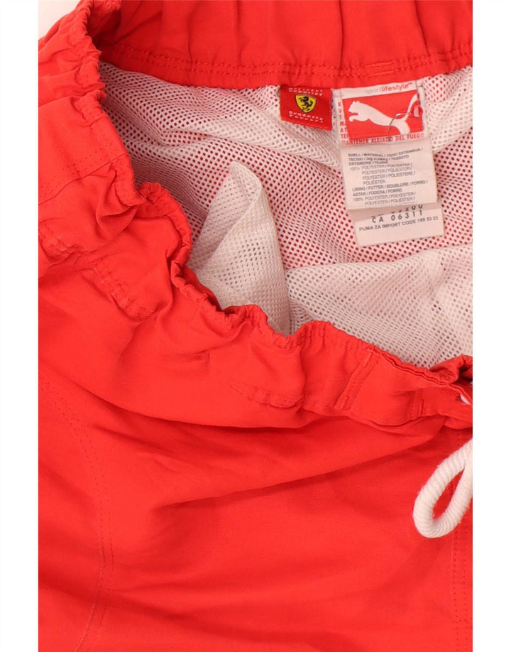 Puma Short de Bain Ferrari Graphic Homme Rouge Moyen Polyester