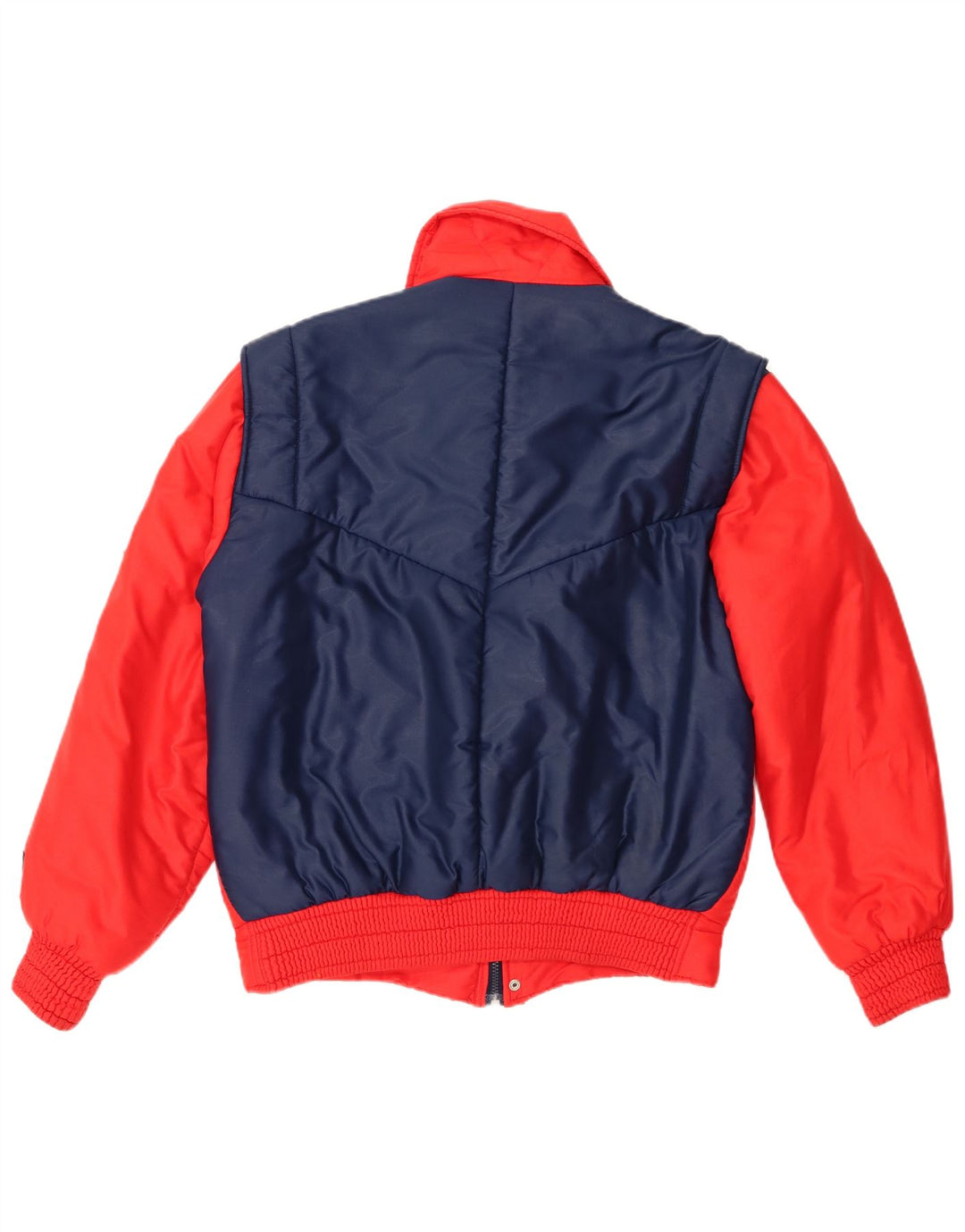 Veste matelassée homme vintage IT 48 Medium Red Colourblock Polyamide
