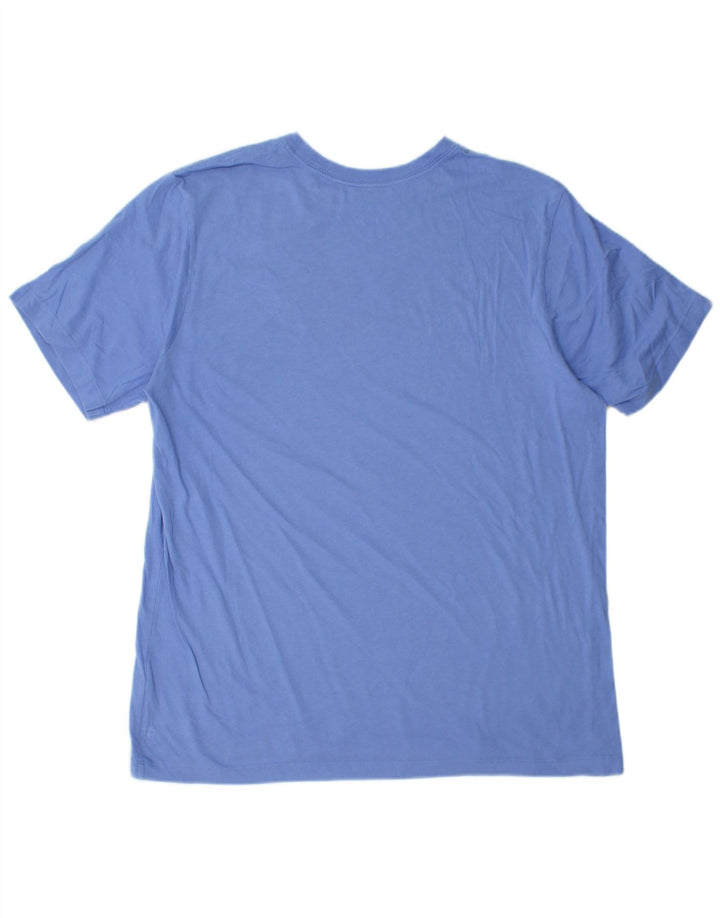 Nike T-Shirt Homme Grand Bleu Coton