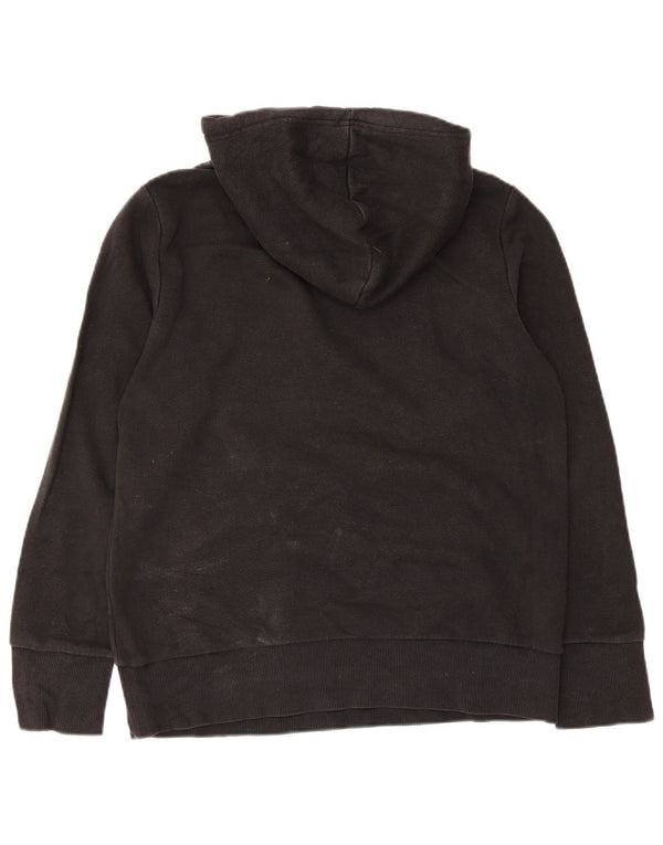 Adidas Pull à capuche graphique pour femme UK 12/14 Noir moyen