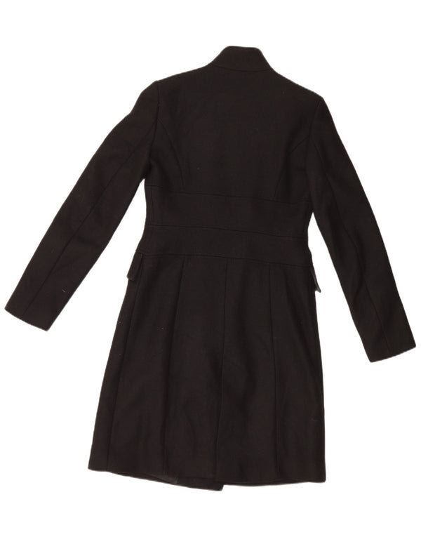 Zara Womens Overcoat UK 6 XS Black