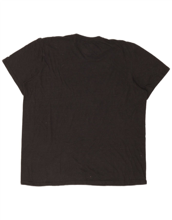 ADIDAS T-shirt graphique pour hommes 2XL Noir Polyester