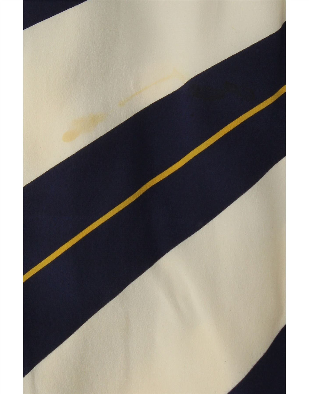 VINTAGE Robe trapèze à manches longues pour femme IT 42 Bleu marine moyen rayé