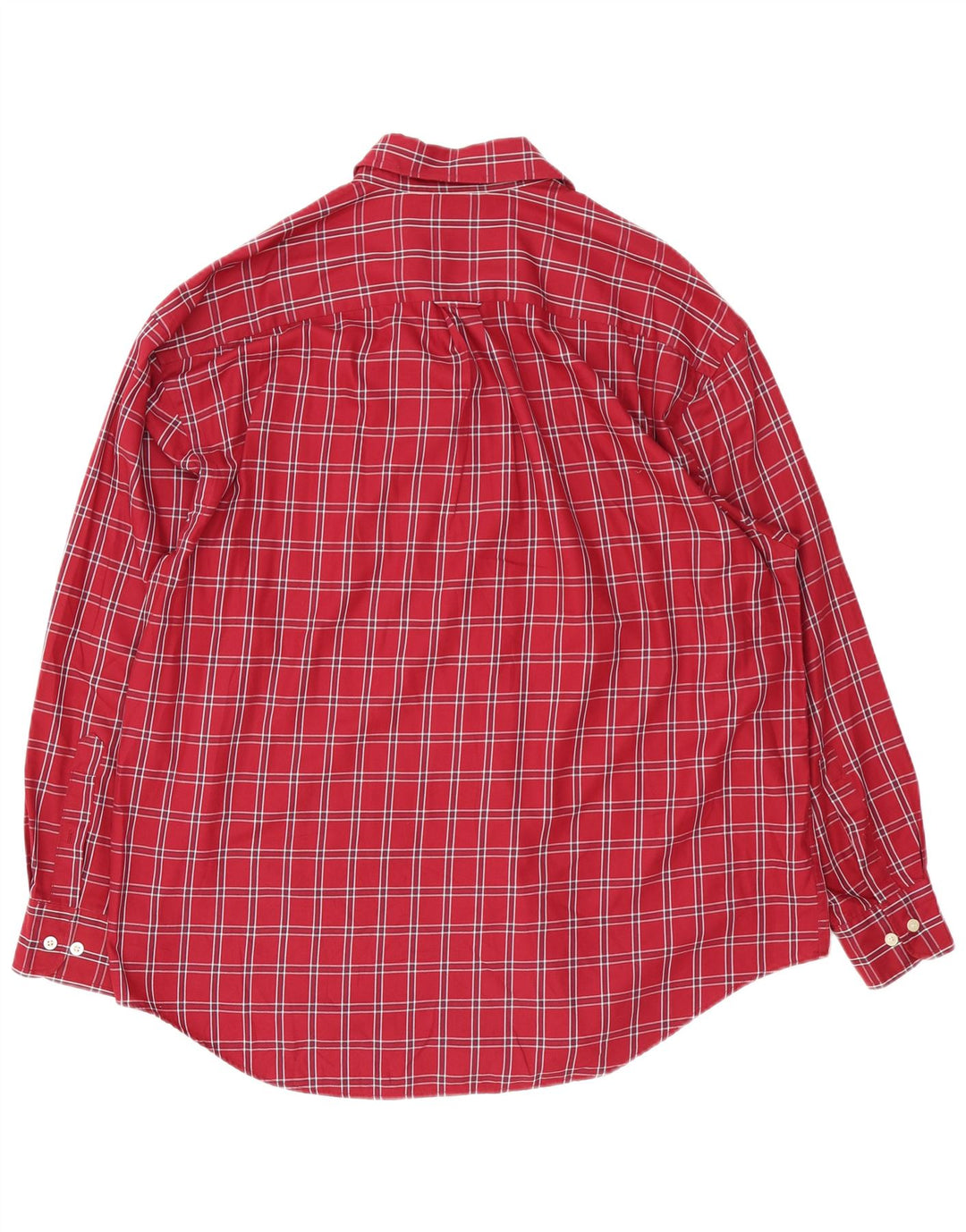 Nautica Chemise Homme XL Rouge Carreaux Coton