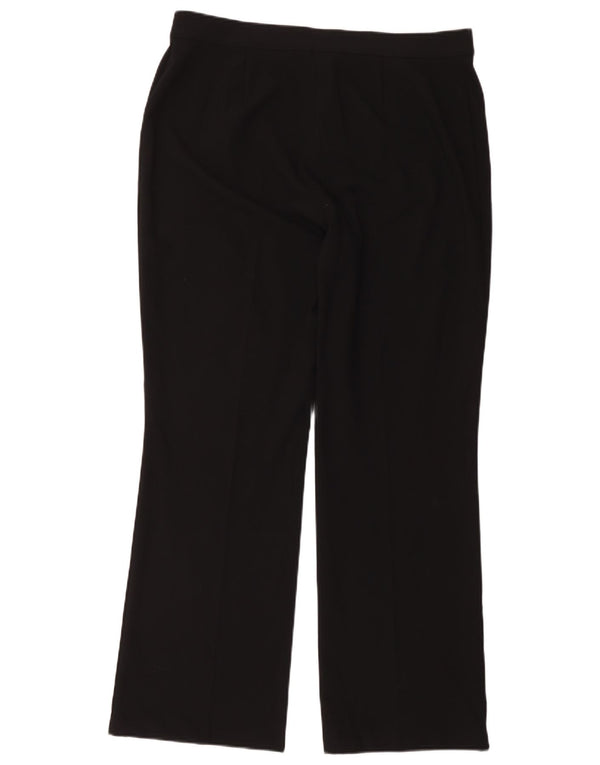 Marks & Spencer Pantalon décontracté bootcut pour femme UK 18 XL W38 L31 Noir