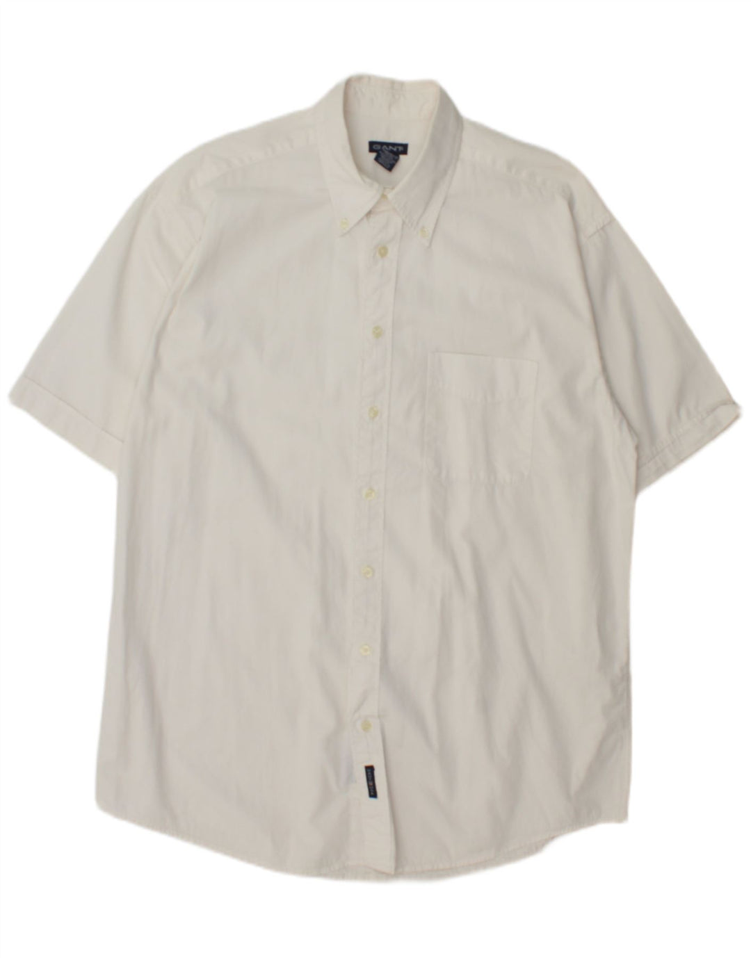 Gant Chemise à manches courtes homme grand blanc coton