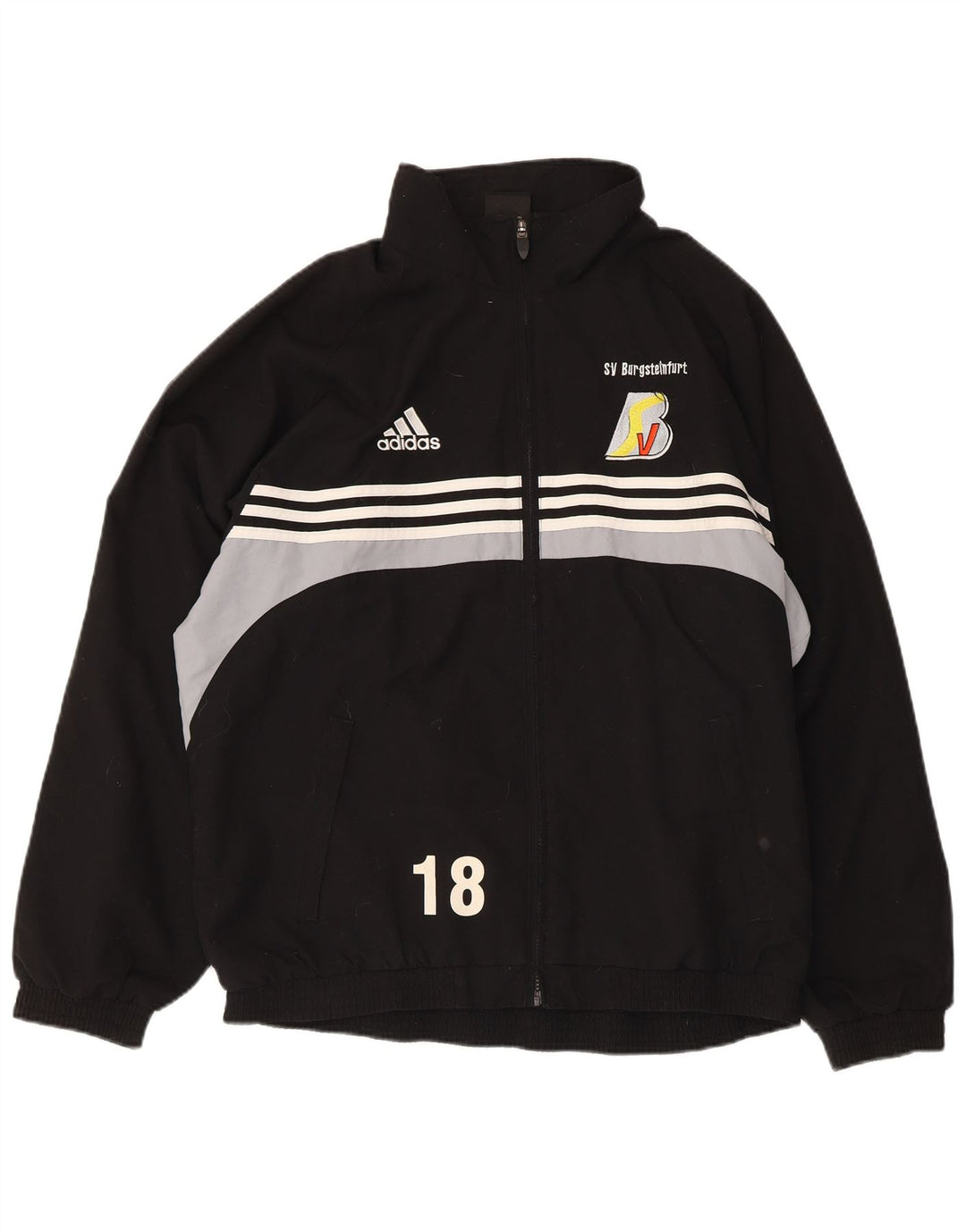 Adidas Veste de survêtement graphique pour homme IT 40/42 Noir moyen Colourblock