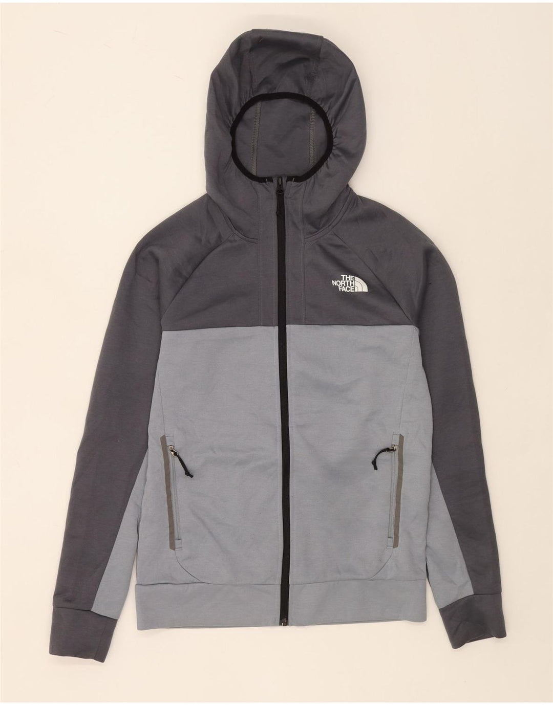 THE NORTH FACE Pull à capuche zippé pour homme Petit gris Colorblock Polyester