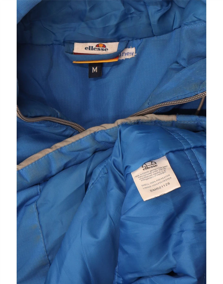 Ellesse Veste matelassée graphique pour homme UK 38 Medium Multicolore Colourblock