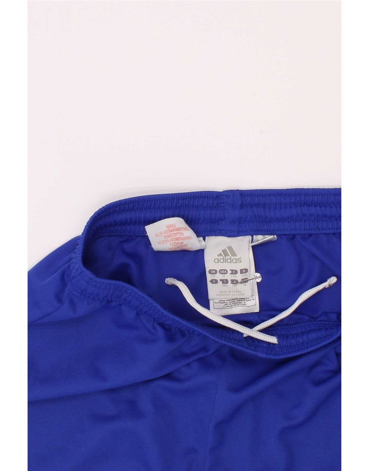 Short de sport Adidas Garçon Climalite 9-10 ans Bleu Polyester