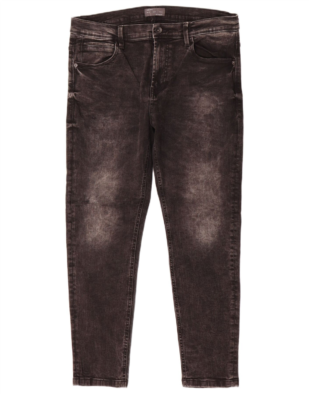 Zara Jean Slim Homme EU 44 Large W34 L27 Gris Coton