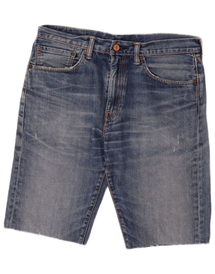 Levi's Short en jean vieilli W34 grand homme bleu coton