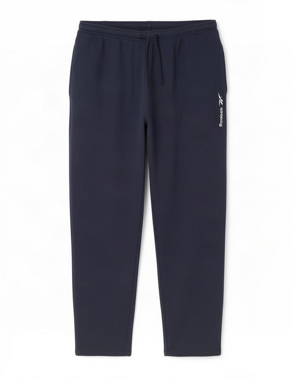 Reebok Pantalon De Survêtement Homme Large Bleu Marine Coton