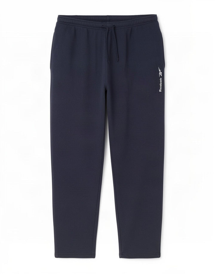 Reebok Pantalon De Survêtement Homme Large Bleu Marine Coton