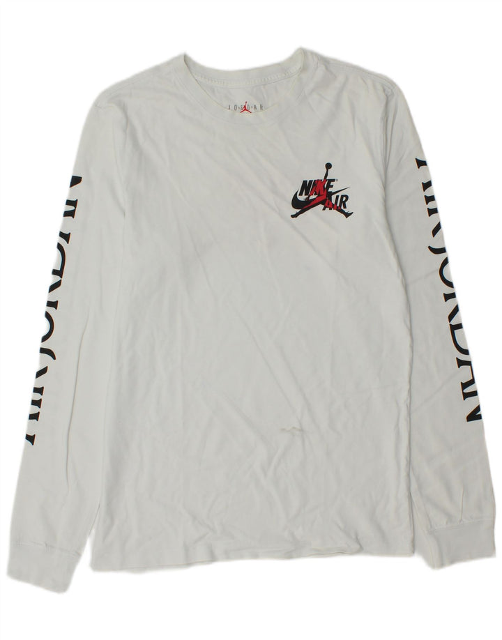 Jordan Haut graphique à manches longues pour homme Petit Blanc