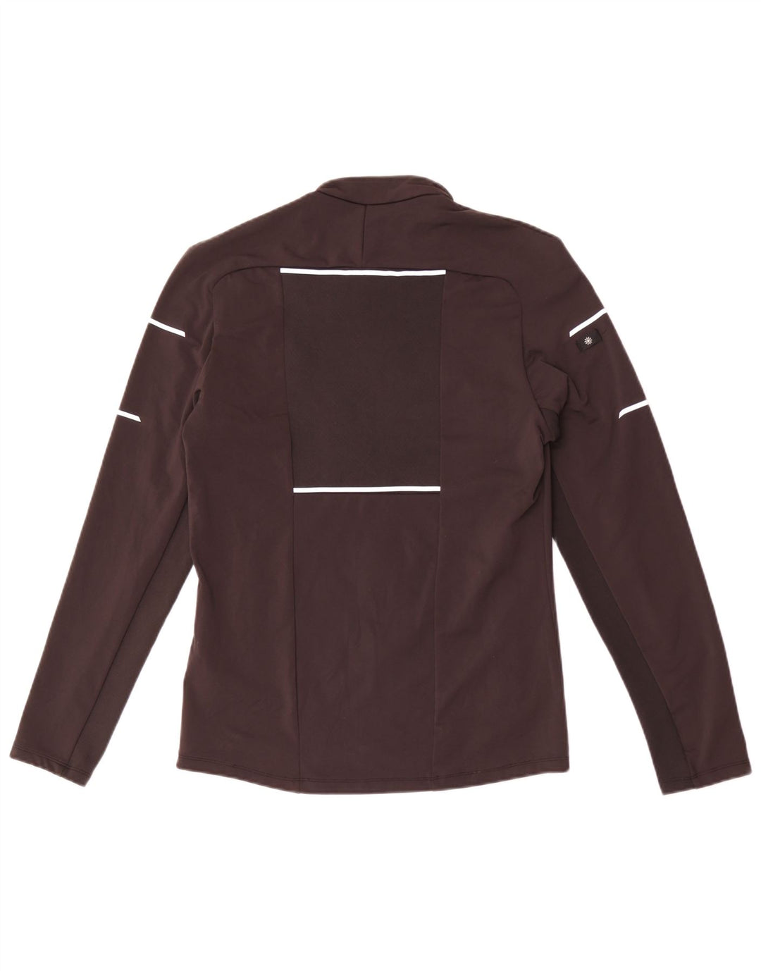 DECATHLON Veste de Survêtement Homme Marron Moyen Colourblock Polyester