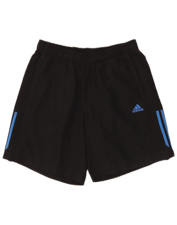 Adidas Short de sport Climalite pour homme, grand, noir, polyester