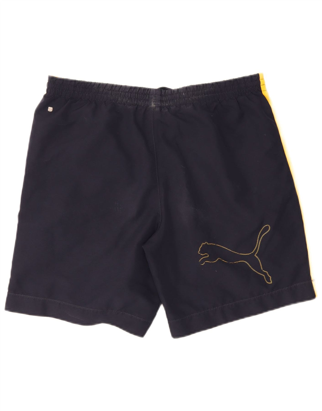 Puma Short de Bain Graphic Homme Bleu Marine Colorblock