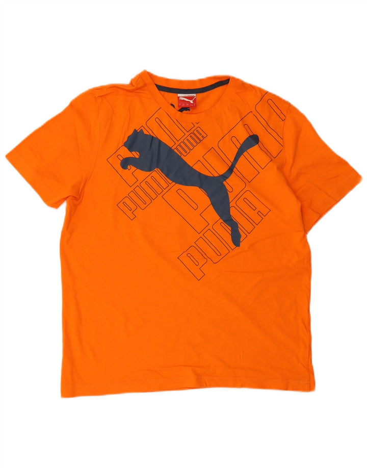 Puma T-Shirt Graphique Homme Petit Orange