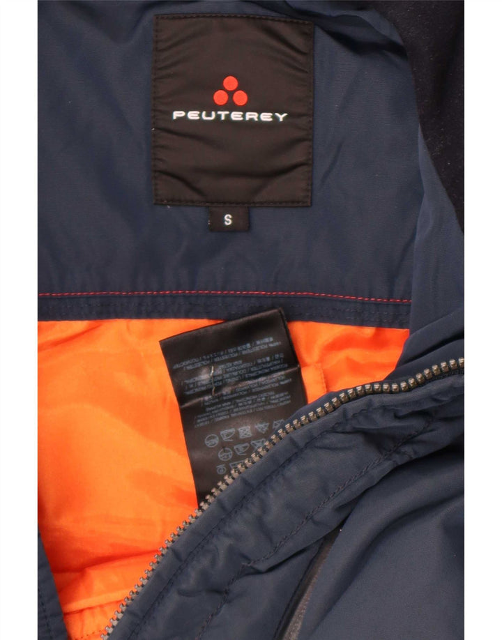 PEUTEREY Veste matelassée homme UK 36 Small Bleu Marine Polyamide