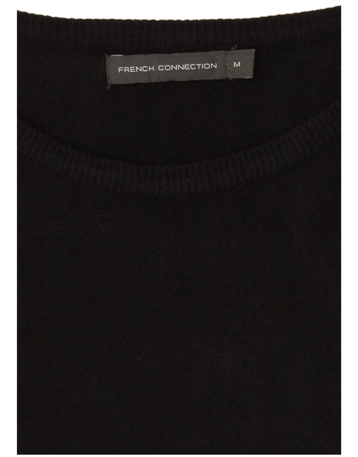 French Connection Pull Col Bateau Homme Noir Moyen Acrylique