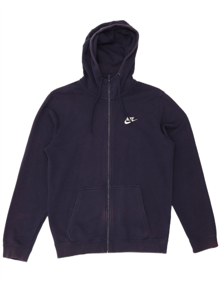 Nike Pull à capuche zippé pour homme Petit Bleu marine