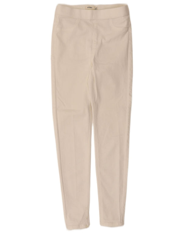 Marks & Spencer Pantalon décontracté Jegging pour femme UK 8 Small W24 L26 Blanc