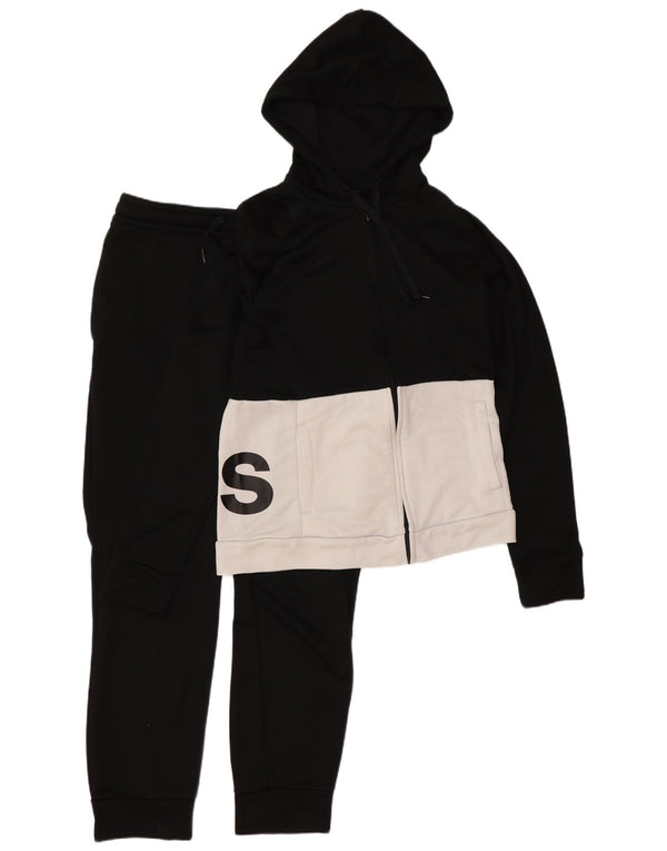 Adidas Survêtement complet graphique pour femme UK 12/14 Noir moyen Colourblock