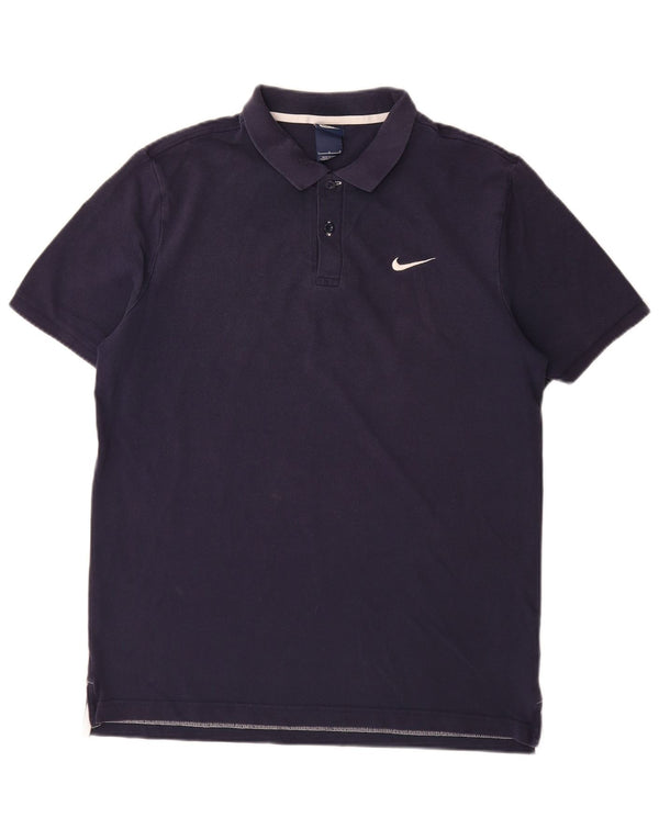 Nike Polo Homme Grand Bleu Marine Coton