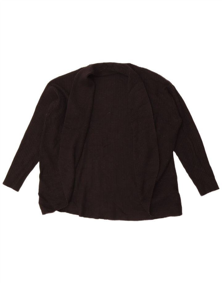 Marks & Spencer Pull cardigan ouvert Per Una pour femme UK 16 Large Noir