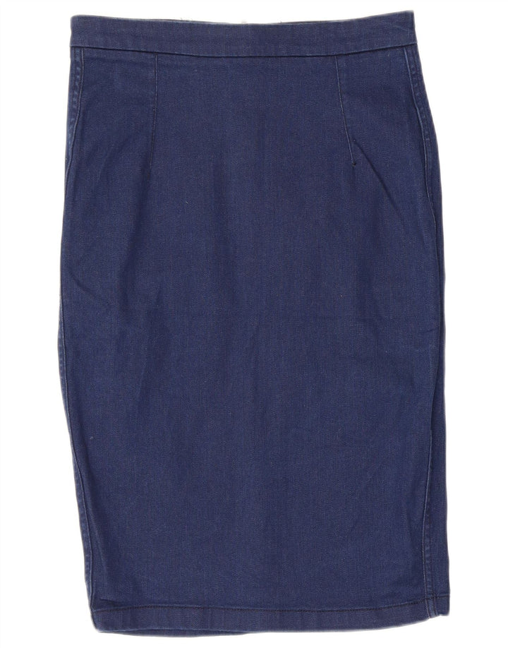 Zara Femme Jupe En Jean Moyen W28 Bleu