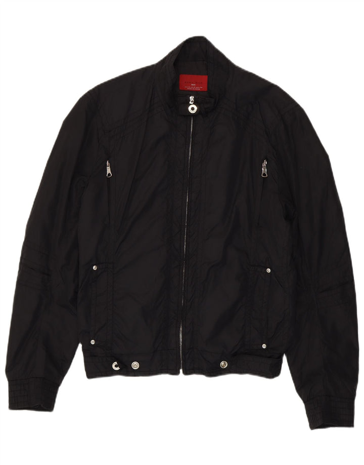ZARA Veste utilitaire pour homme UK 38 Medium Noir