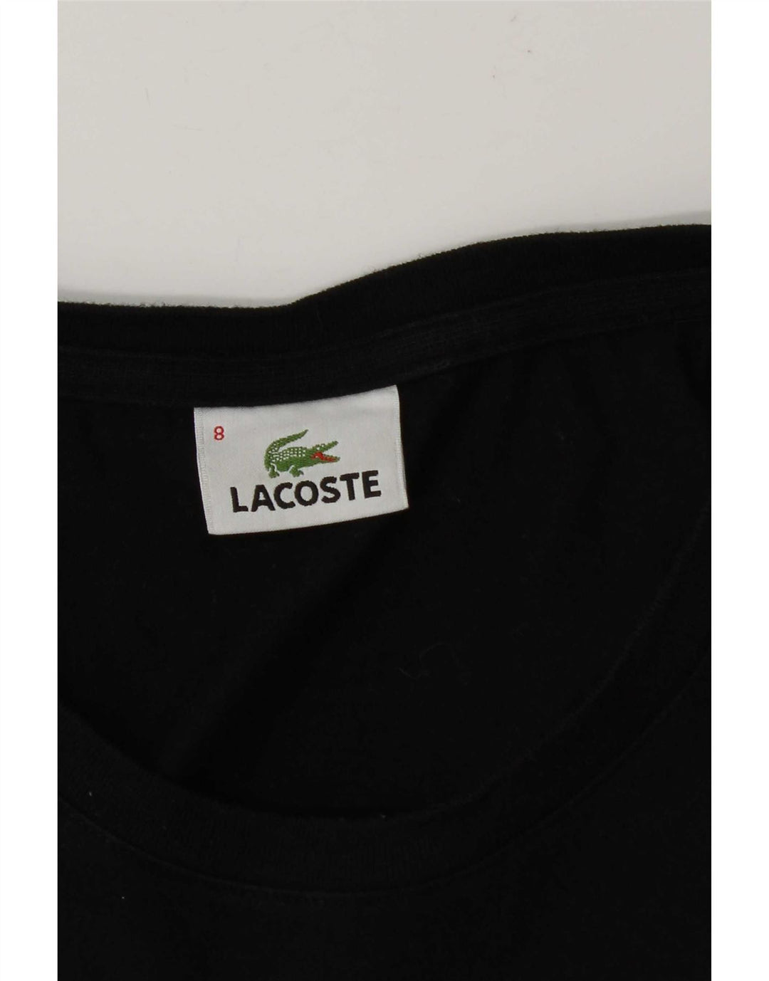 Lacoste T-Shirt homme taille 8 3XL noir