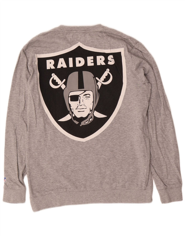 Only & Sons Sweat-Shirt Raiders Graphic Homme Gris Moyen Colorblock