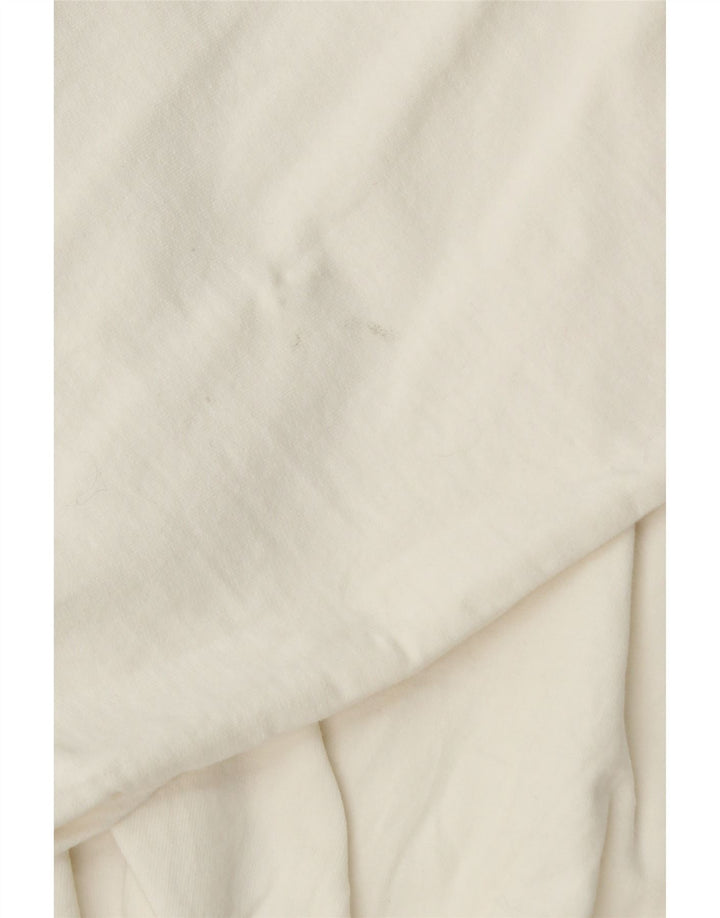CARRERA Pull à capuche pour femme UK 16 Large Blanc Coton