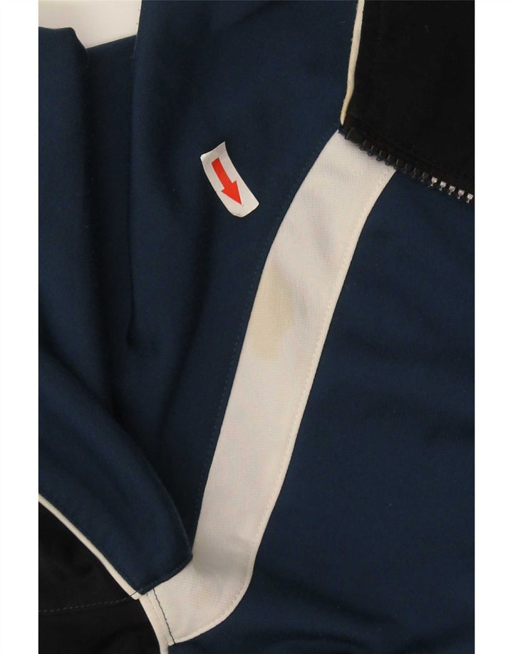 Champion Veste de survêtement pour homme Large Bleu Colorblock Polyester