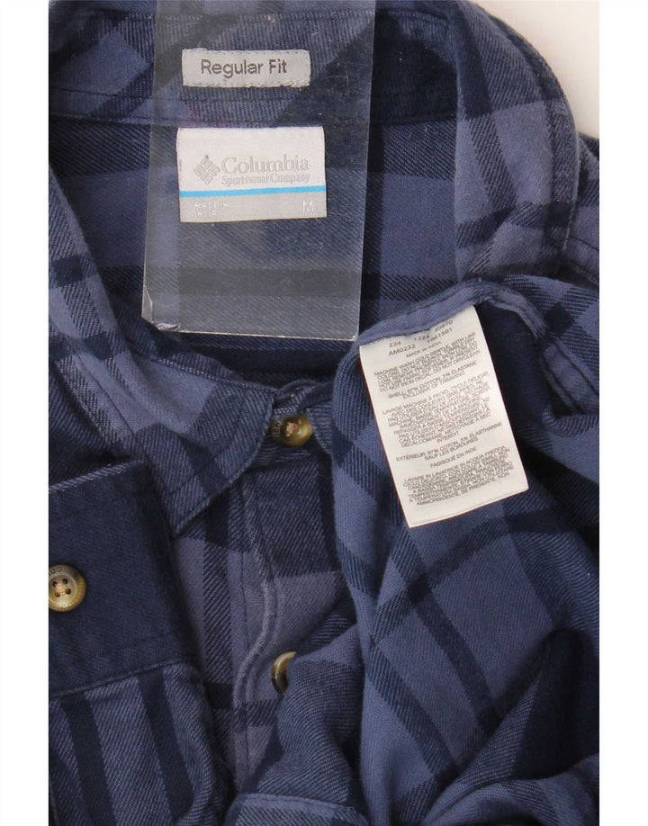 Columbia Chemise Omni-Wick Regular Fit Flanelle Homme Bleu Marine à Carreaux
