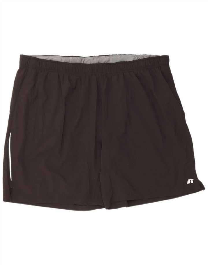 RUSSELL ATHLETIC Short de sport Dri-Power pour homme 2XL Noir Polyester