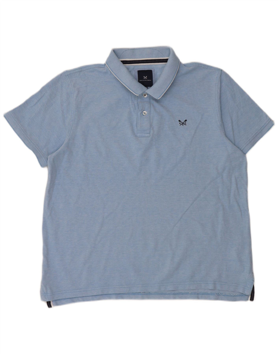 Crew Clothing Polo Homme 2XL Bleu Coton