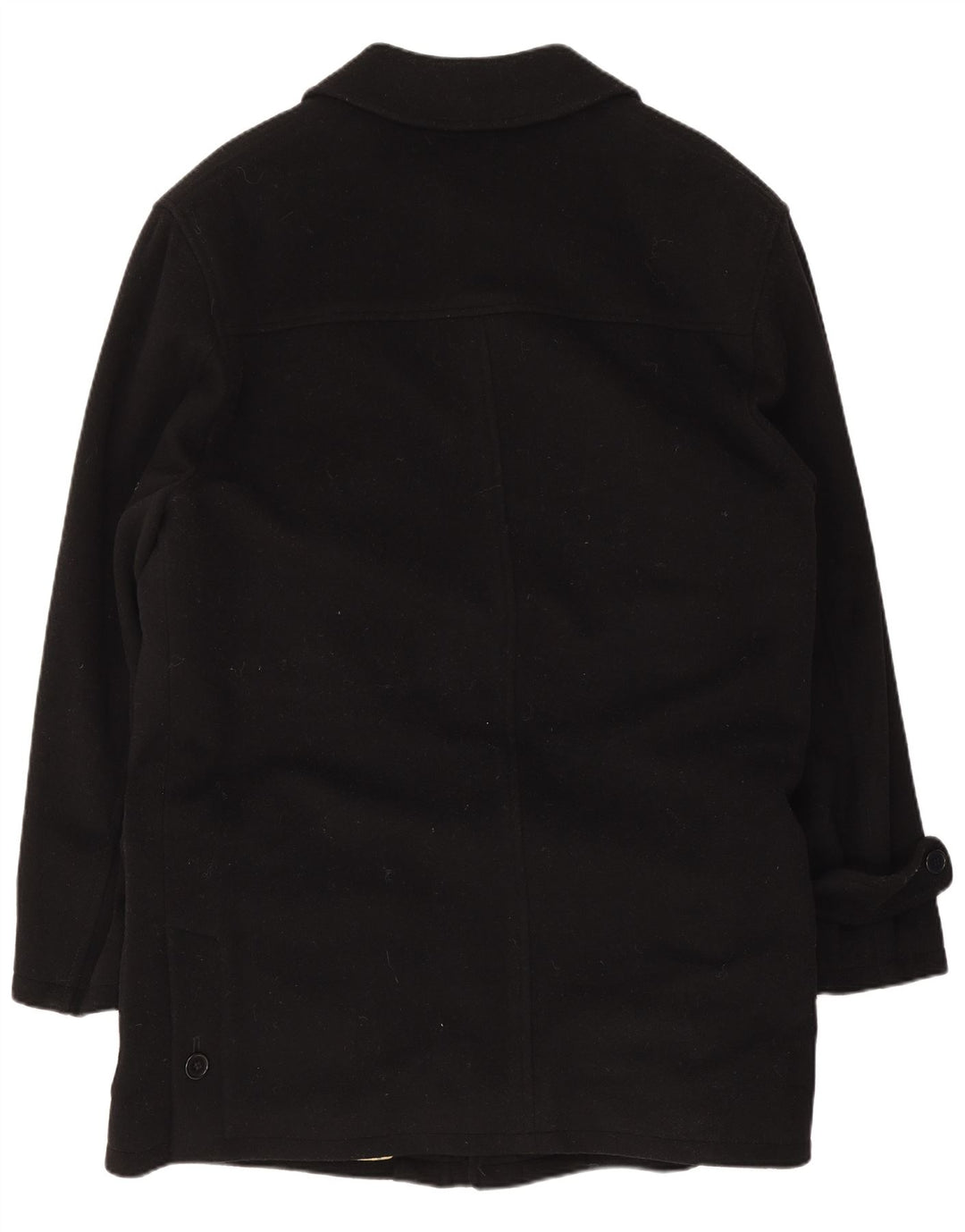 Pierre Cardin Manteau Homme IT 50 Large Laine Noire