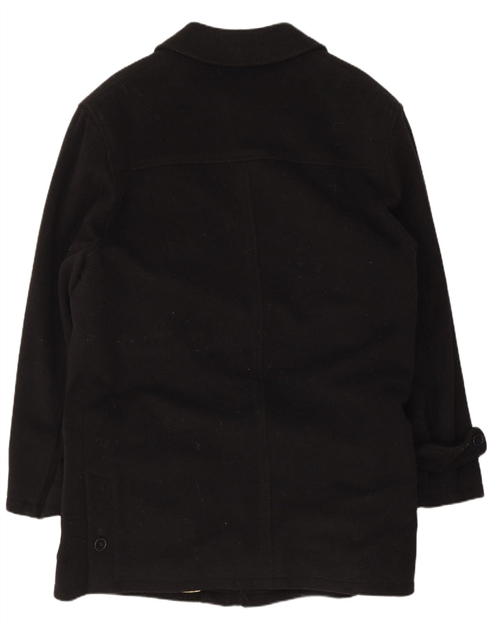 Pierre Cardin Manteau Homme IT 50 Large Laine Noire